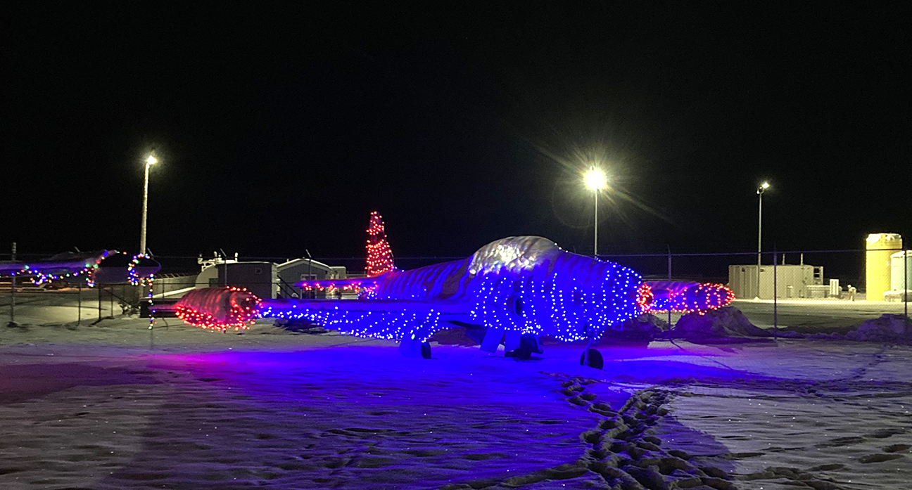 Christmas Lights Display 2022 Comox Air Force Museum